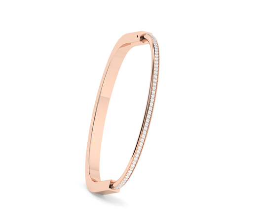 Premium Rose Gold Diamond Bracelet for Men