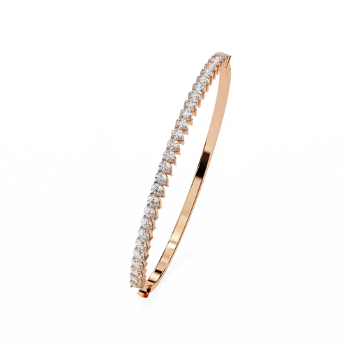 stunning bangle with sparkling diamonds - timeless elegance for your jewelry collection