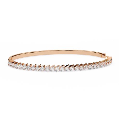 stunning bangle with sparkling diamonds - timeless elegance for your jewelry collection