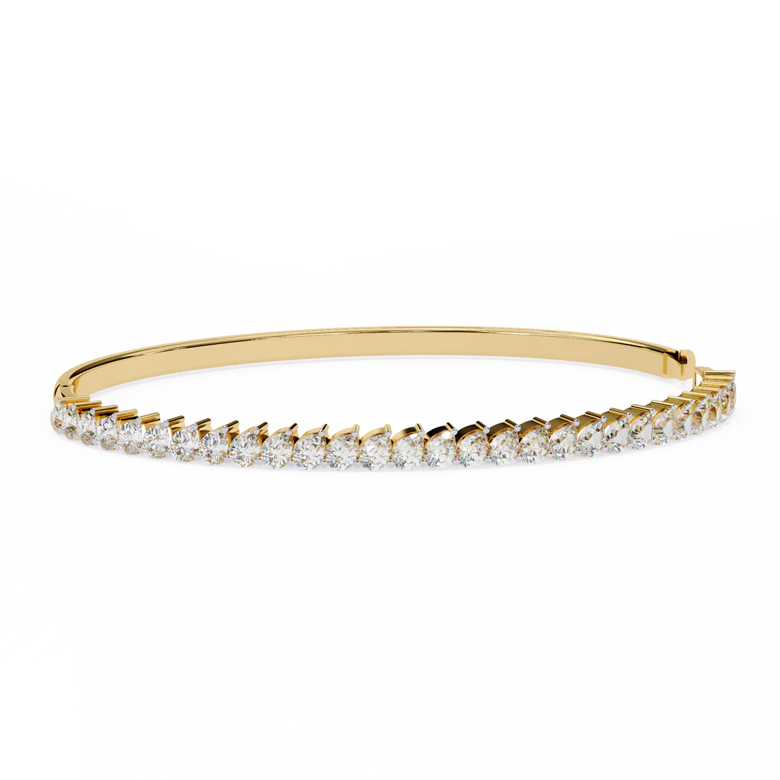 stunning bangle with sparkling diamonds - timeless elegance for your jewelry collection