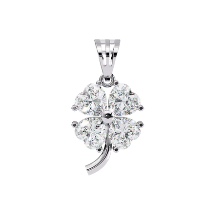 Exquisite Heart-Shaped Diamond Pendant| Timeless Elegance