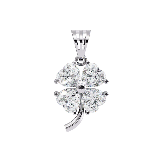 Exquisite Heart-Shaped Diamond Pendant| Timeless Elegance