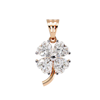 Exquisite Heart-Shaped Diamond Pendant| Timeless Elegance