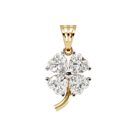 Exquisite Heart-Shaped Diamond Pendant| Timeless Elegance