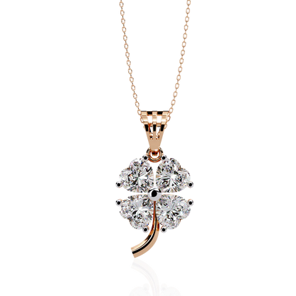 Exquisite Heart-Shaped Diamond Pendant| Timeless Elegance